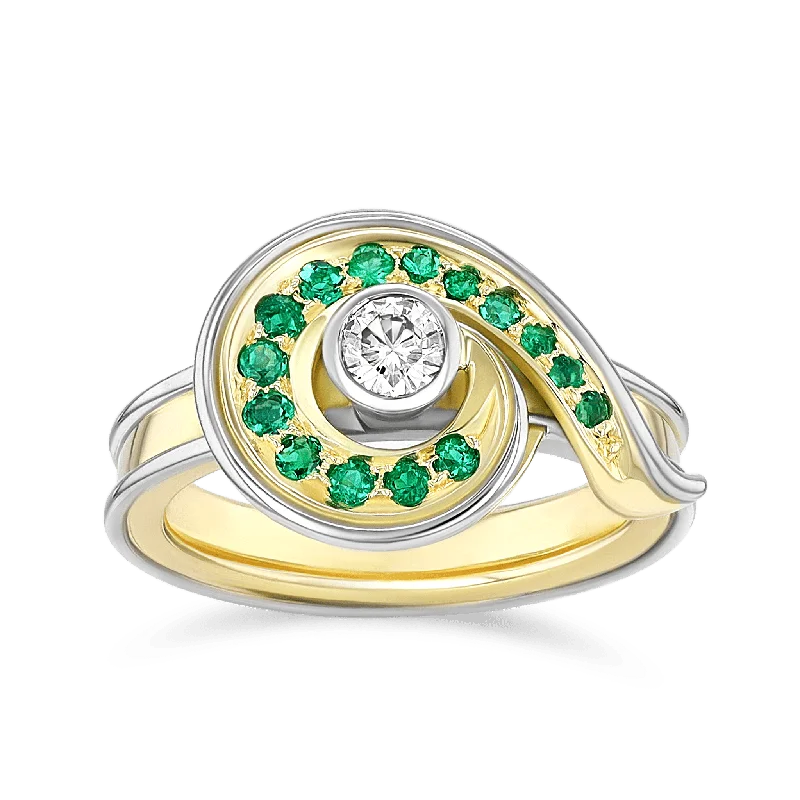 birthstone promise rings for women -Tranquil Ring