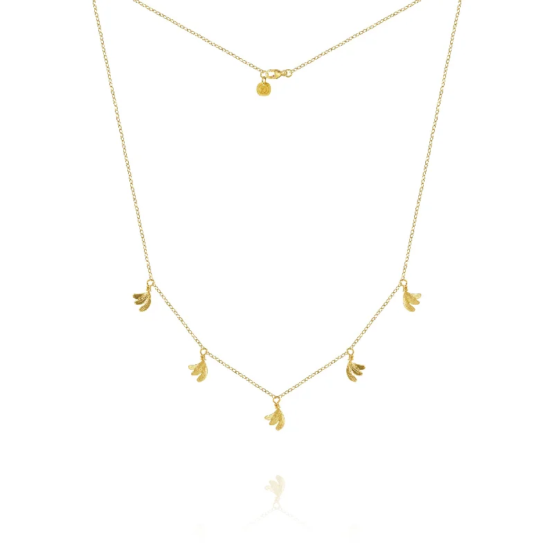 crystal necklaces for women -Aura Piccolo 18K Gold Necklace