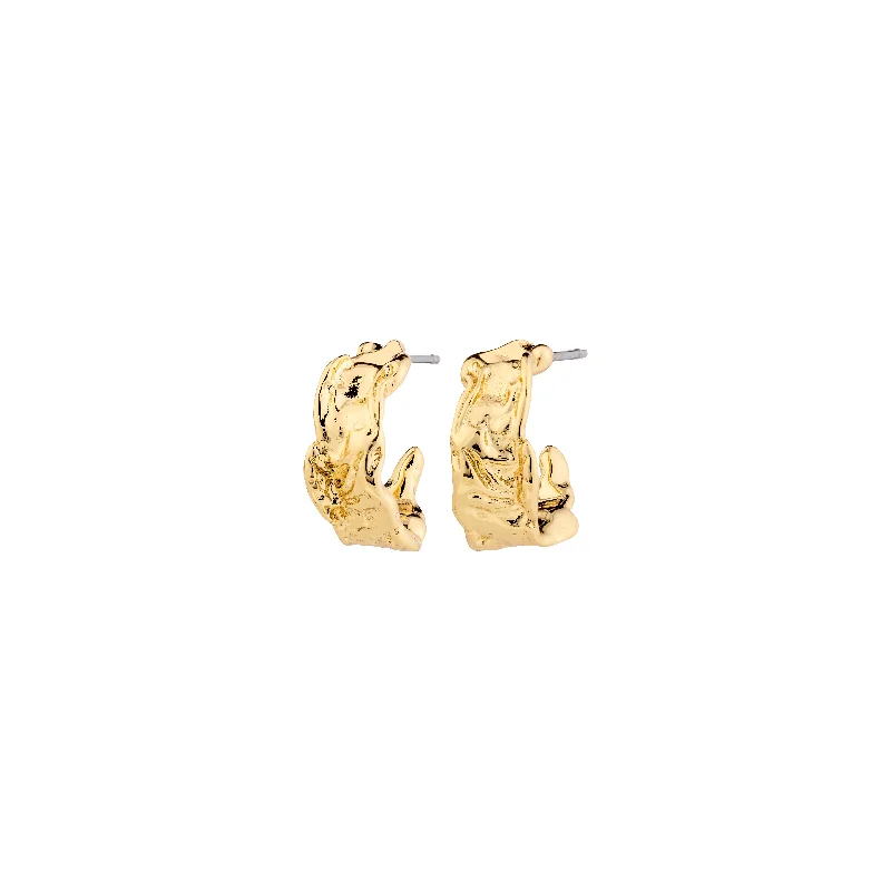 hoop earrings for women -ELARA earrings gold-plated