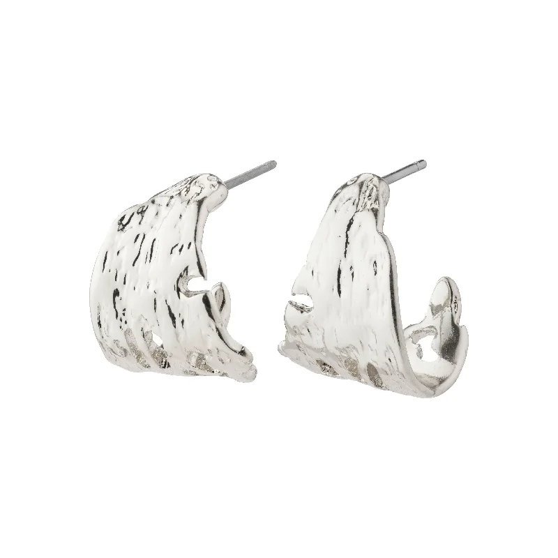 cute stud earrings for women -BRENDA earrings silver-plated