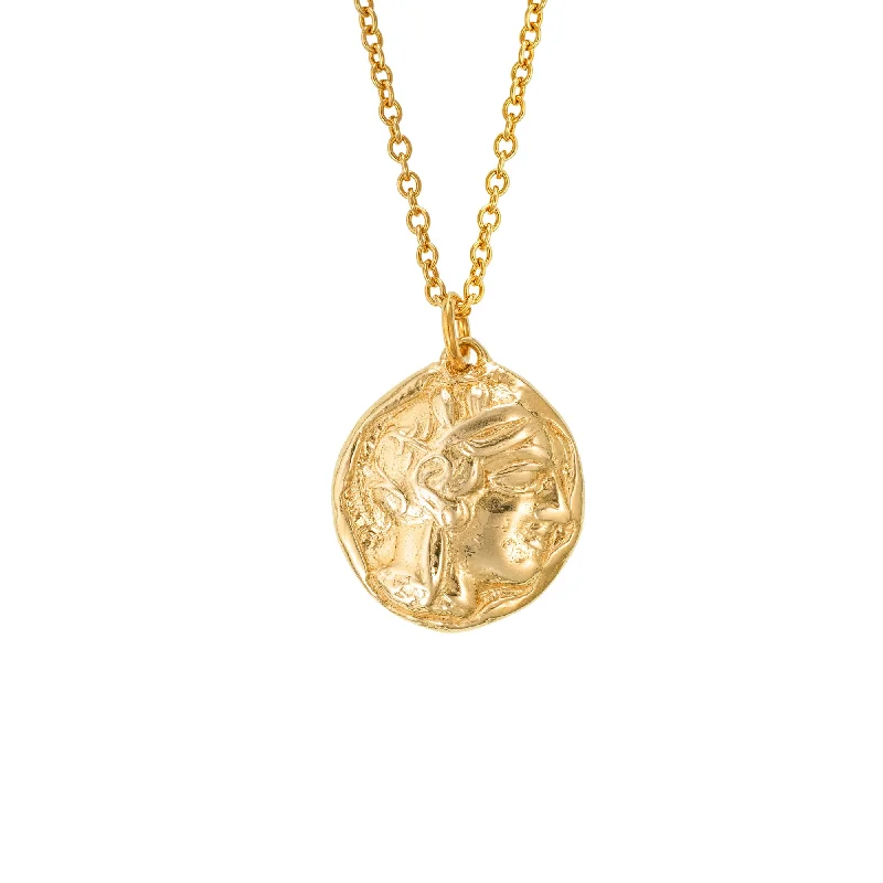 high-end necklaces for women -The Goddess Gold Plated Necklace