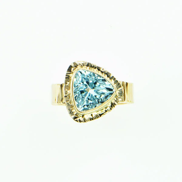 promise rings for women -Aquamarine  Ring