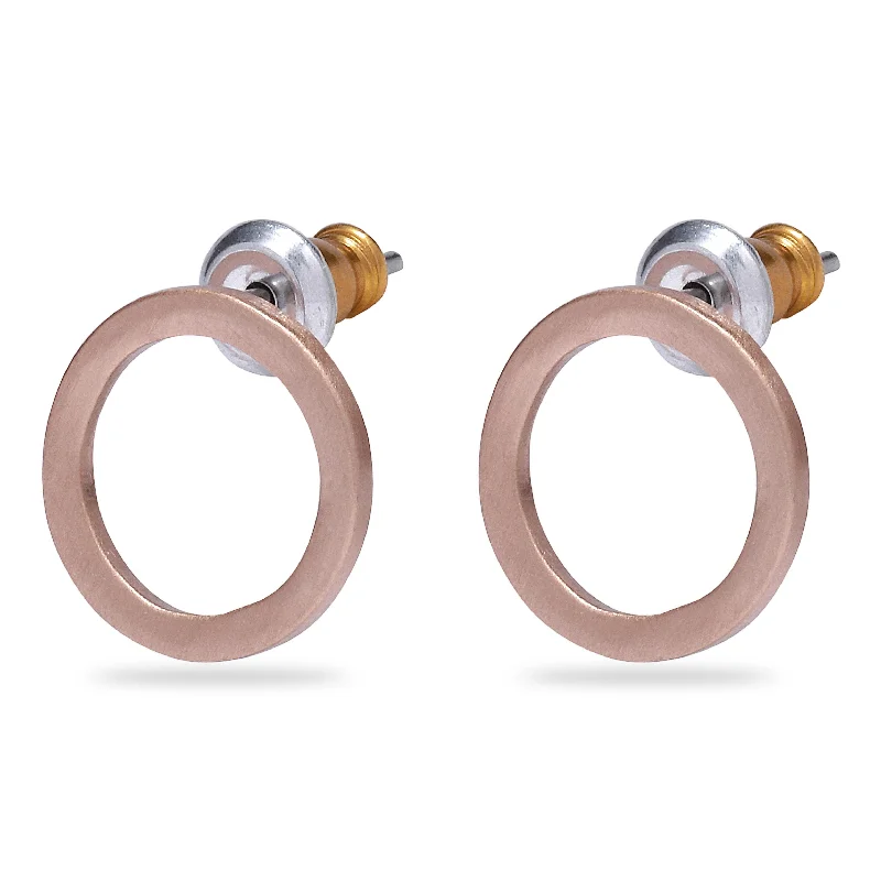 elegant drop earrings for women -LIV earrings rosegold-plated