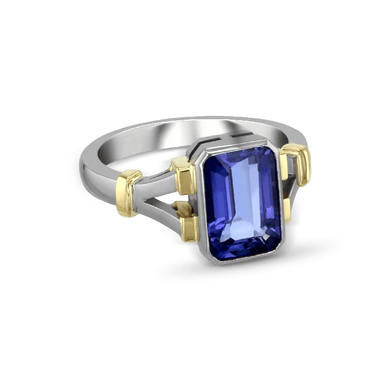 sapphire engagement rings for women -Kagera River Ring