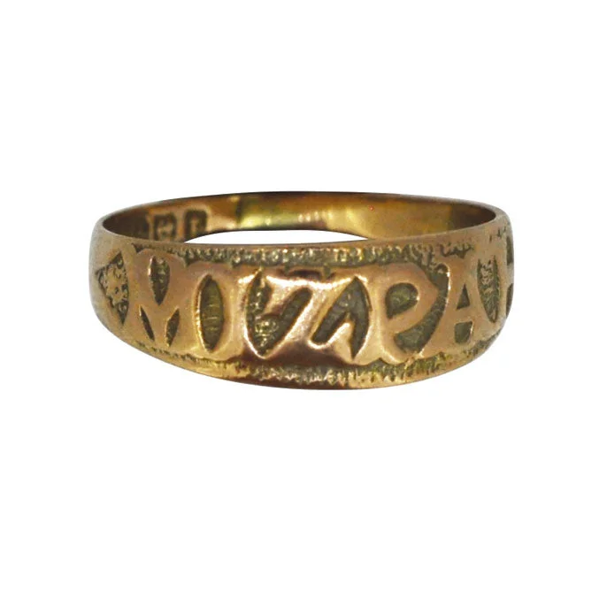 statement gemstone rings for women -Mizpah Ring