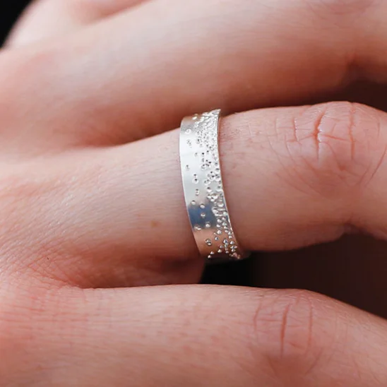 wedding bands for women -Grand Remembrance Ring | Diamond Dusted