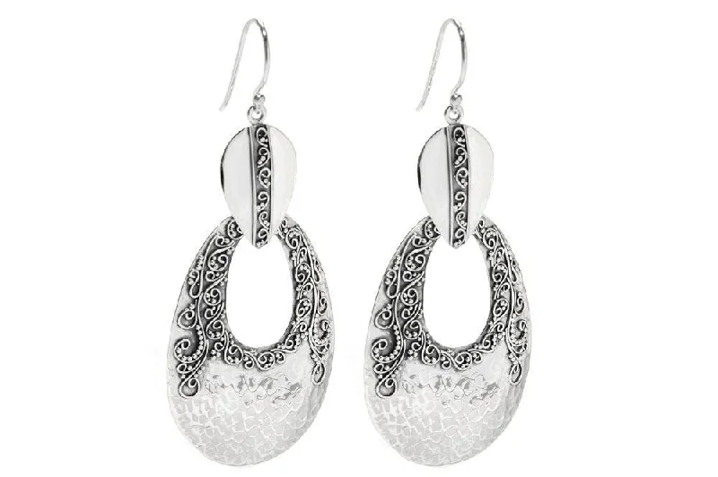 bridal earrings for women -Secret Scroll Earrings