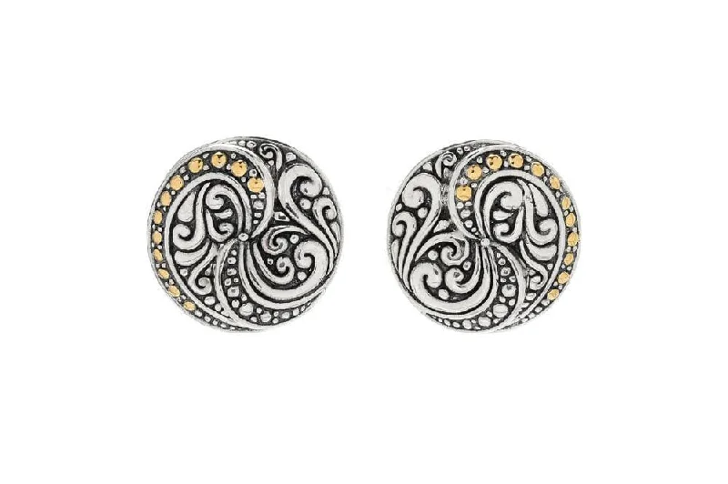 personalized earrings for women -Balinese Swirl Earrings