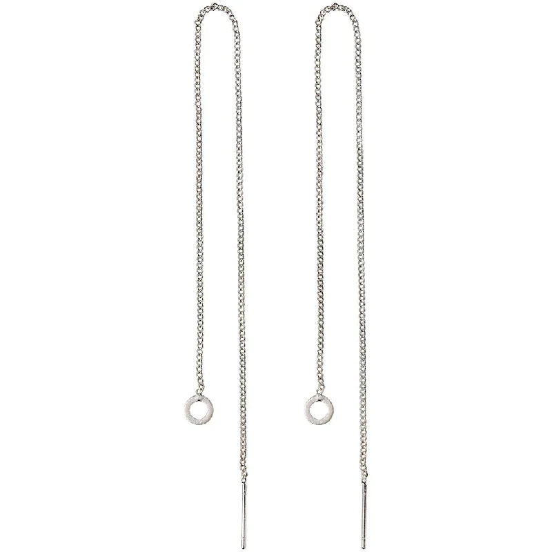 large hoop earrings for women -TAHOE chain earrings silver-plated