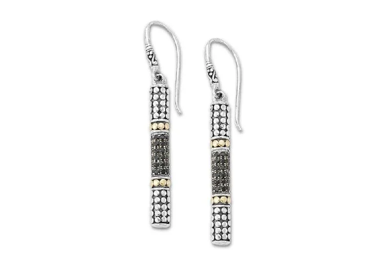 dazzling earrings for women -Dewi Sita Earrings- Black Spinel