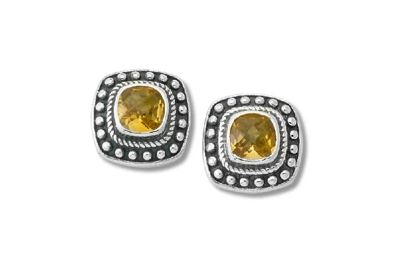 colorful earrings for women -Berkah Earrings- Citrine