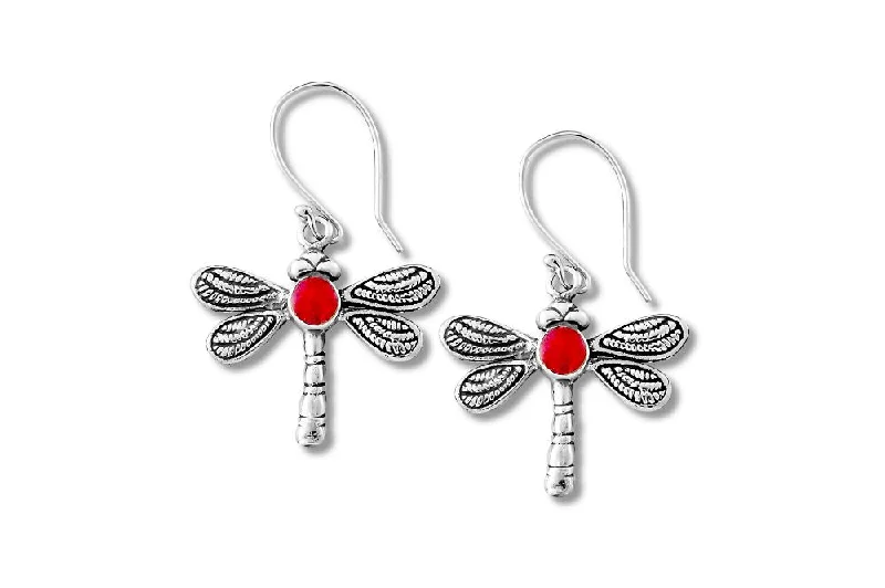 pearl earrings for women -Argapura Earrings- Coral