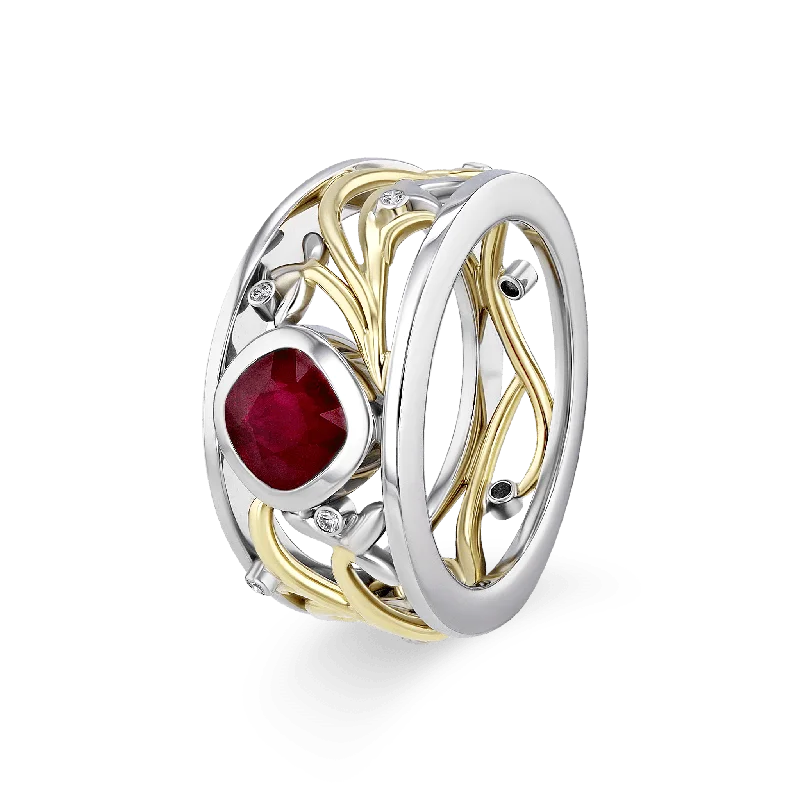 statement gemstone rings for women -River Romance I Ring