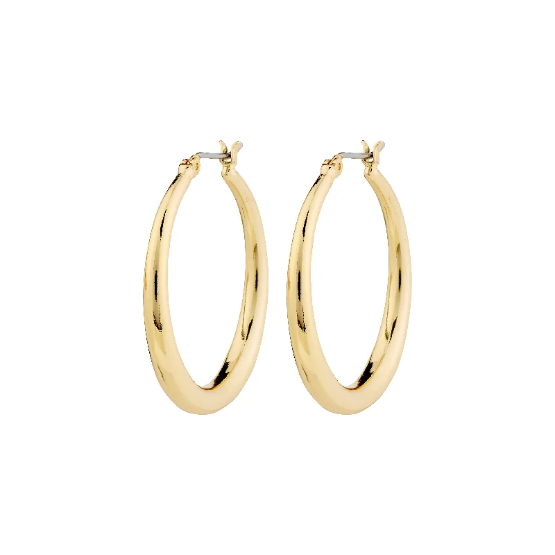 personalized earrings for women -JORUN hoop earrings gold-plated