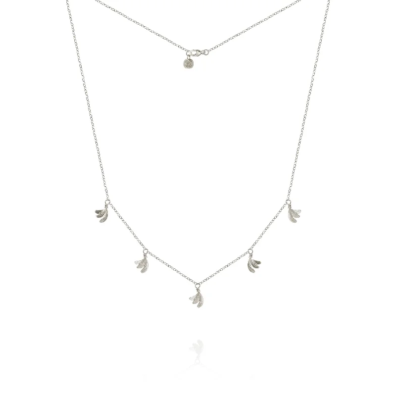 dazzling necklaces for women -Aura Piccolo Silver Necklace