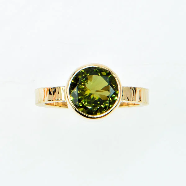 luxury rings for women -Ceylon Green Tourmaline  Ring