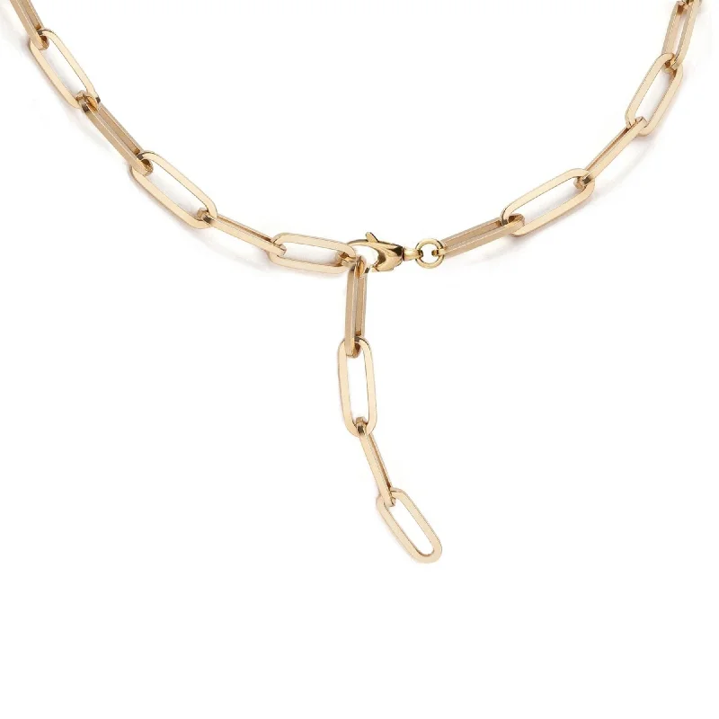 eco-friendly necklaces for women -LINK Gold Plated Necklace