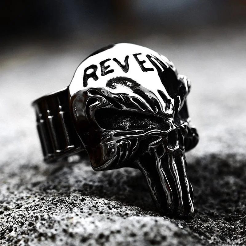 diamond rings for women -Men's Punk Skull Head Ring