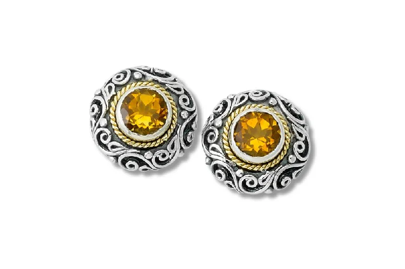 unique earrings for women -Imun Earrings- Citrine