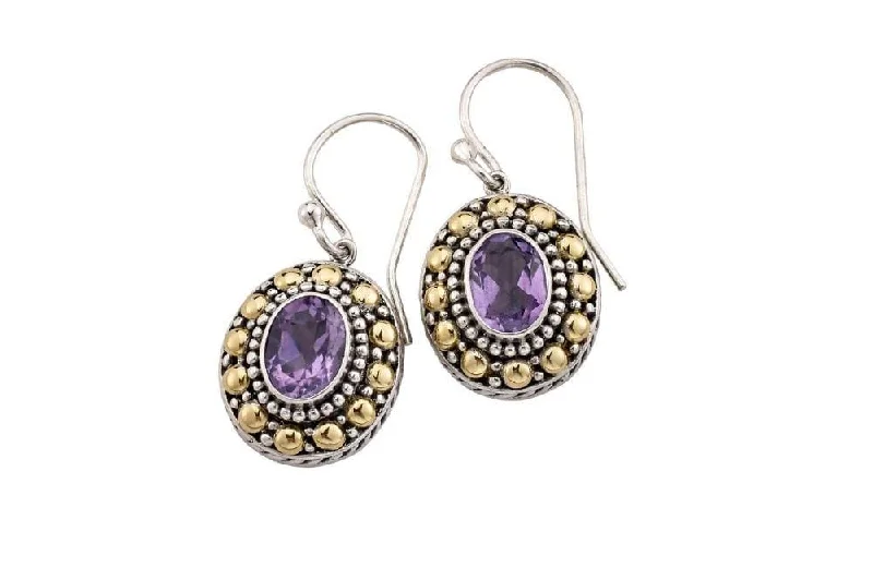 layered earrings for women -Fiona Earrings- Amethyst