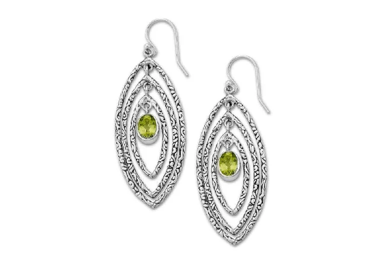 luxury earrings for women -Samaya Earrings- Peridot