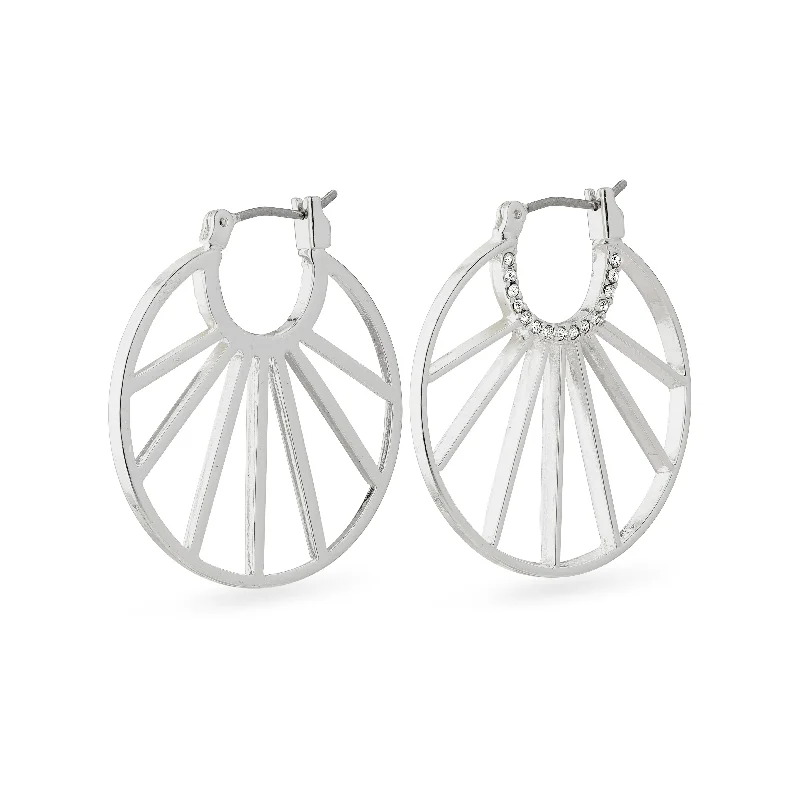 wedding drop earrings for women -CASSIE earrings silver-plated