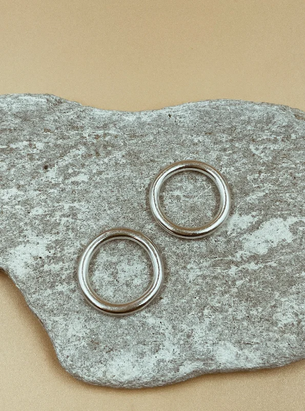 custom promise wedding rings -Mama Lucia Rings - Set of 2 in Silver Tone