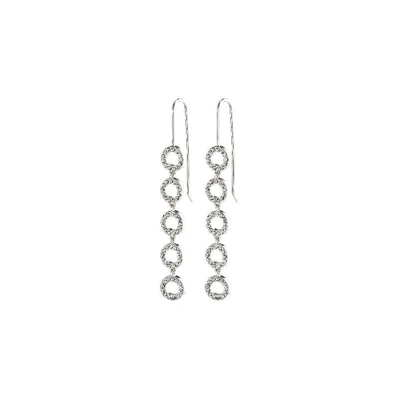 geometric earrings for women -TESSA earrings silver-plated