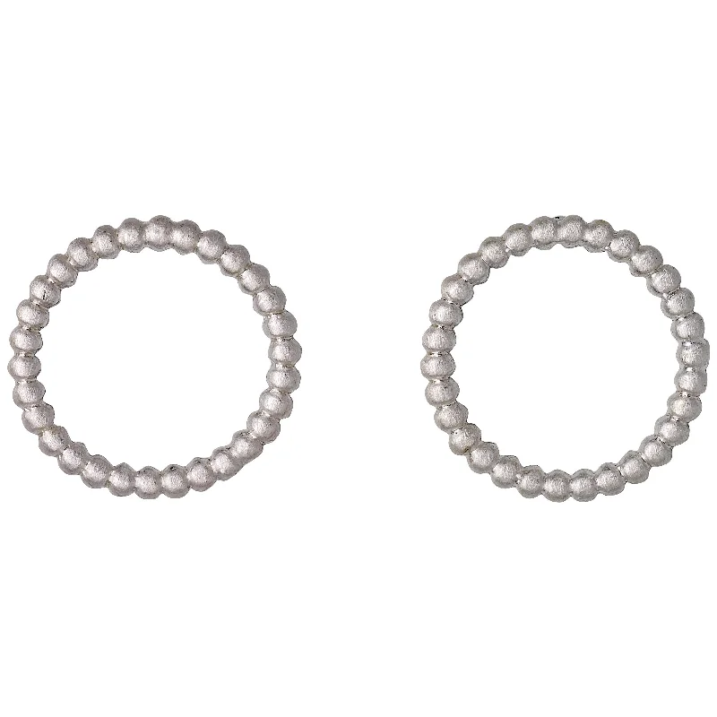 statement hoop earrings for women -LEAH earrings silver-plated