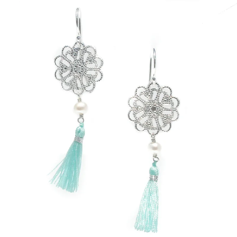 minimalistic earrings for women -Tassel Earrings Seamist