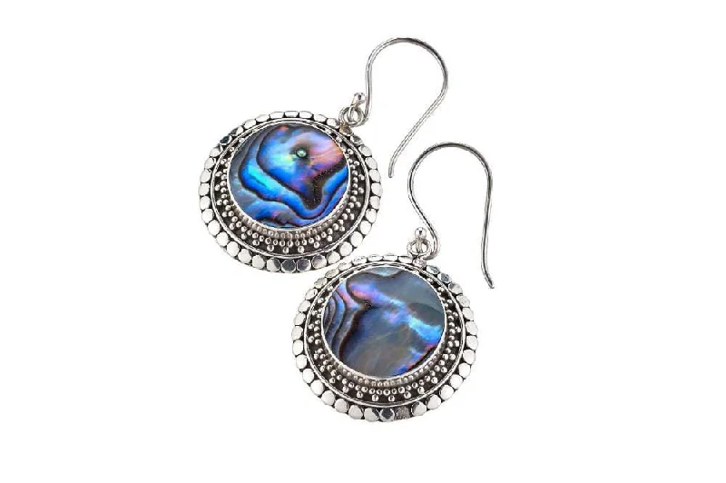 colorful earrings for women -Corona Earrings- Paua