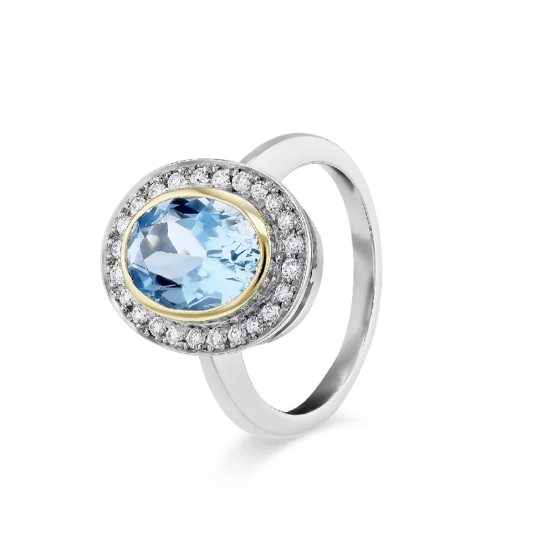 gemstone cocktail rings -Oceania Ring