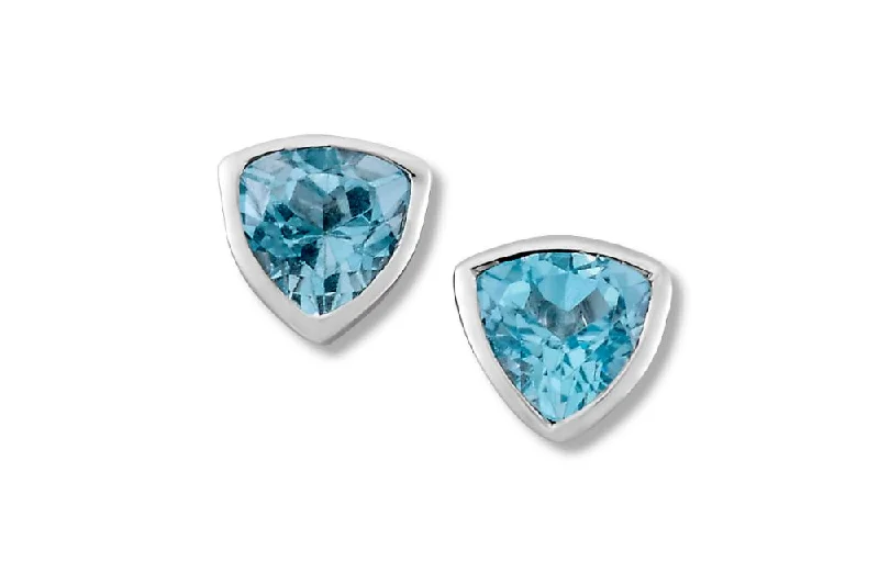 elegant earrings for women -Pandana Earrings- Blue Topaz