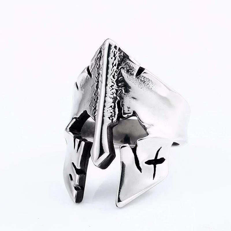 custom wedding bands for women -Men's Punk Mask Ring