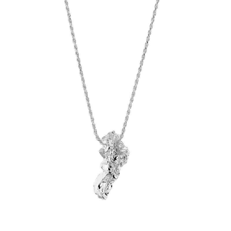 high-end necklaces for women -Fool's Silver Necklace