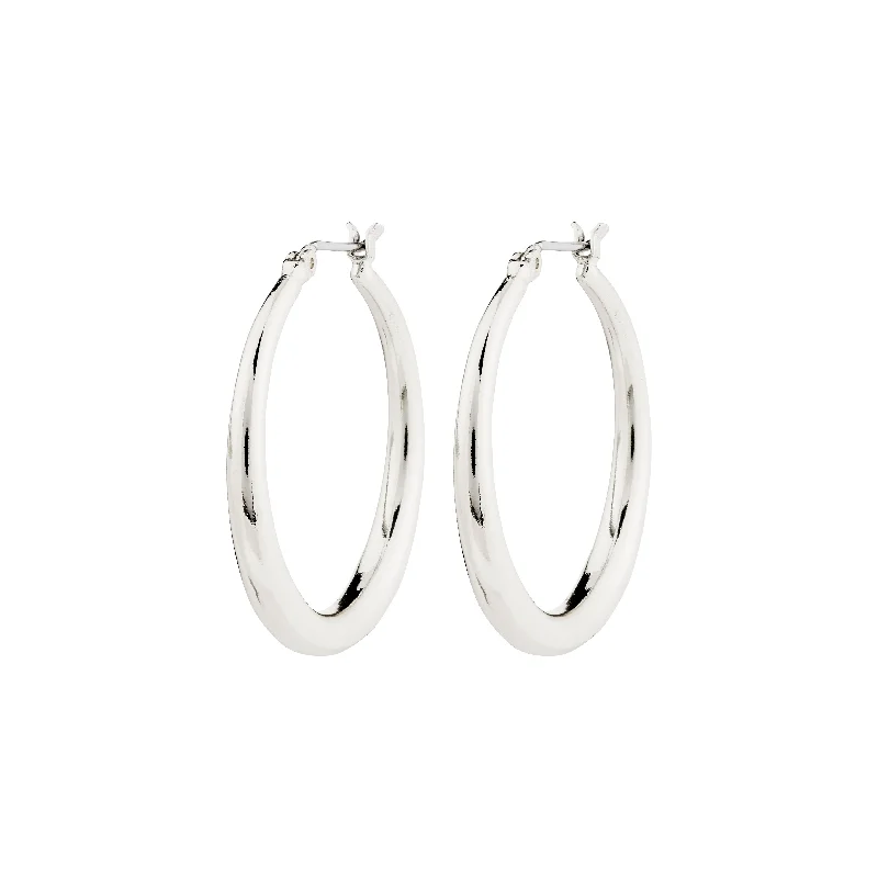 long drop earrings for women -JORUN hoop earrings silver-plated