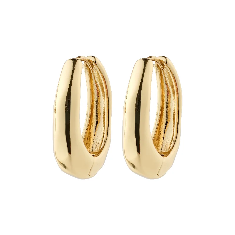 trendy drop earrings for women -ASHER earrings gold-plated