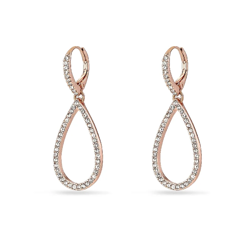 minimalist earrings for women -DELIA earrings rosegold-plated