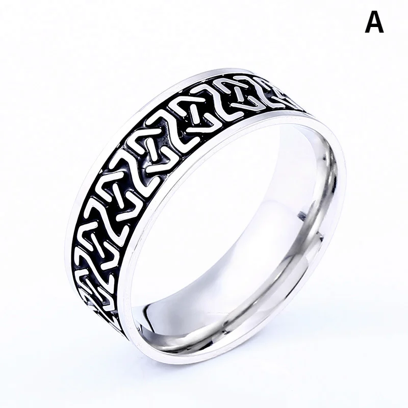 custom engagement rings for women -Men's Punk Ring