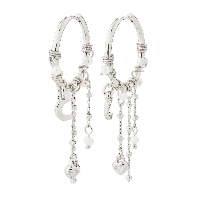 vintage earrings for women -ARLET earrings silver-plated