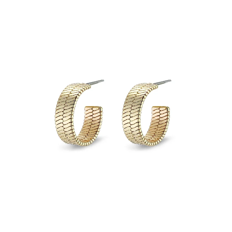 hoop earrings for women -YGGDRASIL earrings gold-plated