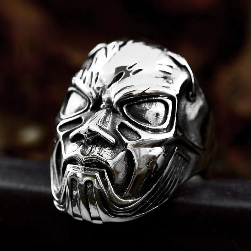 birthstone rings for women -Men's Punk Skeleton Ring