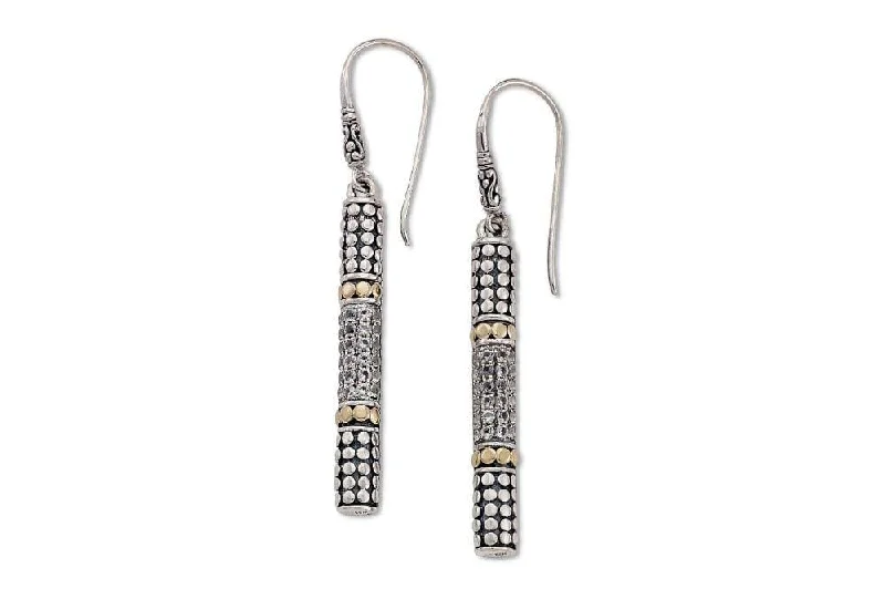 chic crystal earrings for women -Dewi Sita Earrings- White Topaz