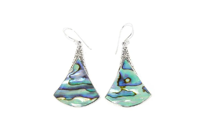 unique earrings for women -Altitude Earrings- Paua