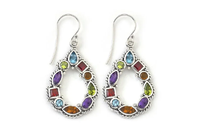 custom crystal earrings for women -Riviera Teardrop Earrings