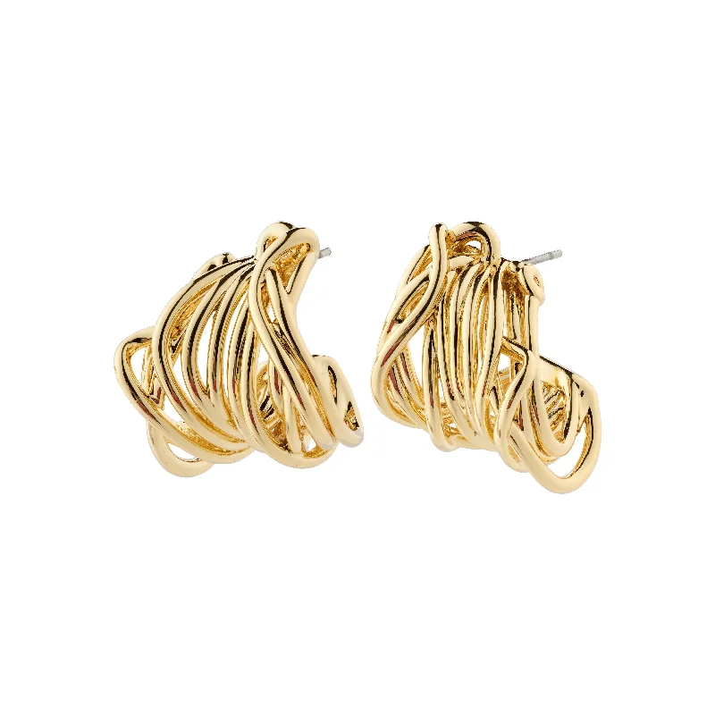 custom earrings for women -PAMELA earrings gold-plated