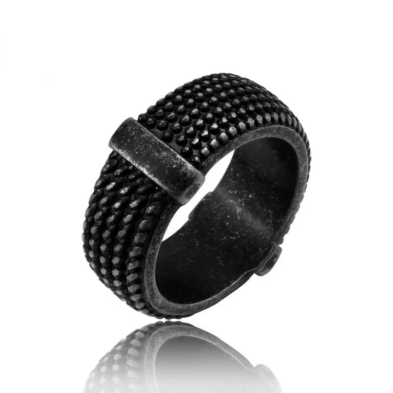 statement rings for women -Men's Vintage Punk Rock Ring