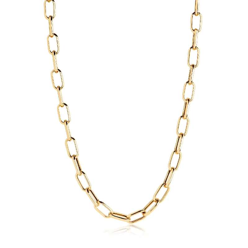 simple gold necklaces for women -Capri Gold Plated Necklace