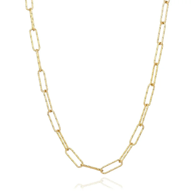 fashion statement necklaces for women -Luce Grande Gold Plated Necklace