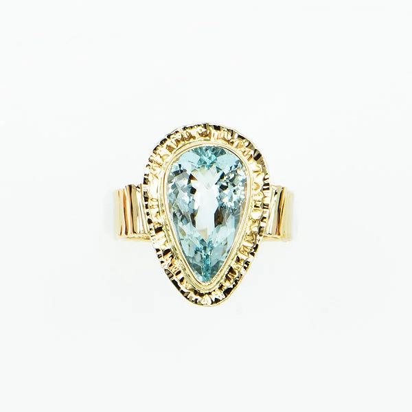 fashion rings for women -Aquamarine  Ring